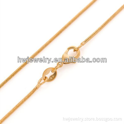 Beautiful cheap fashion silver link chain necklace
